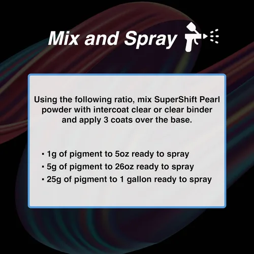 Miniatura 4 de 0.18 oz Arson SuperShift Pearl Polvo de mica camaleón intenso Pigmento de cambio de color para pintura Pigmento camaleón para pintura Polvo