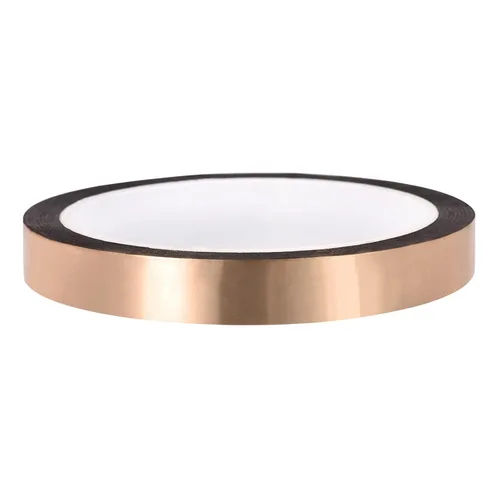 Miniatura 14 de Cinta de película de poliéster metalizado en tono dorado [para pared decorativa, embalaje, impresión] -0.12 pulgadas x 164 pies/1 rollo