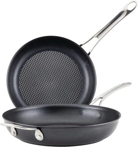 Miniatura 14 de Anolon X Hybrid Sartén Saltear Antiadherente de Inducción con Tapa, 3.5 Cuartos - Gris Carbón