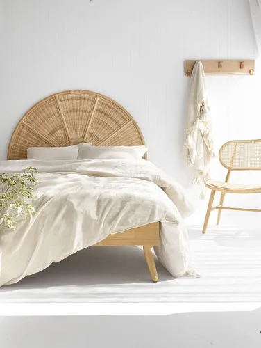 Miniatura 42 de Sophia-Art - Juego de 3 piezas de ropa de cama de terciopelo de rayón ultra lujo, funda de edredón boho de un solo color, funda de colcha