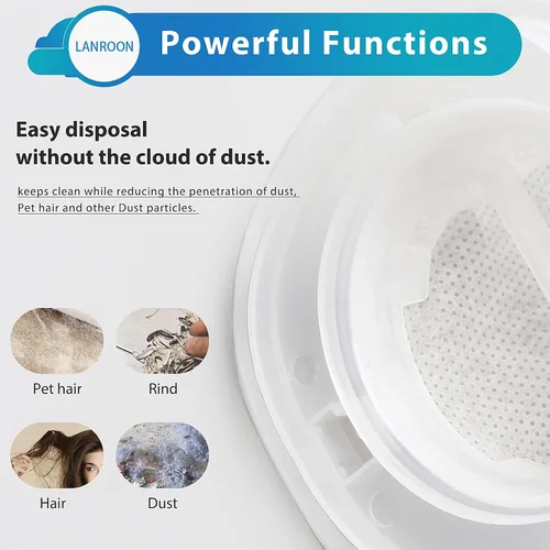Miniatura 5 de Paquete de 10 filtros HNVCF10 compatibles con aspiradoras de mano Black and Decker, HNVC215BW52, HNVC215B10, HNVC115J06, HNVC115B22