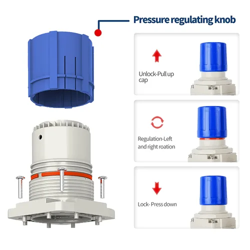 Miniatura 4 de BLCH Filtro de compresor de aire NPT de 3/8" - Secador de aire comprimido doble Regulador de compresor de aire AC3000-03 Tazón de polímero