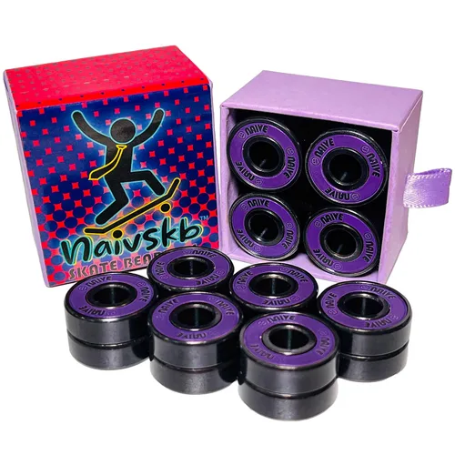 Rodamientos para Patines 8mm Paquete de 16, Rodamientos de Precisión 608 para Patines en Línea Quad, Patinaje en Derby, Monopatín, Longboard,