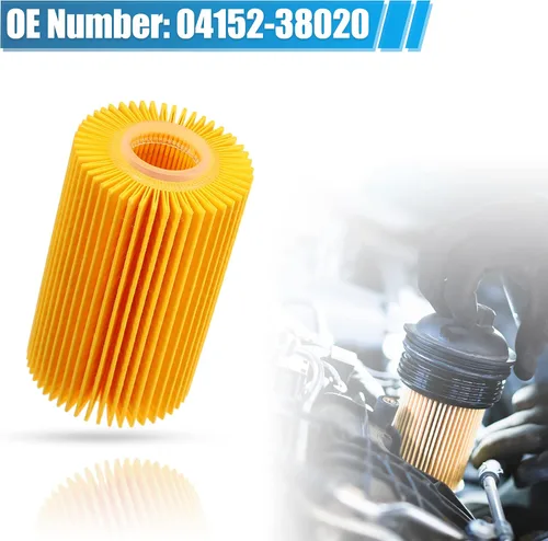 Miniatura 3 de X AUTOHAUX Filtro de aceite de motor 04152-38020 04152-51010 04152-YZZA4 para Toyota Land Cruiser 2008-2021 para Toyota Sequoia 2008-2022