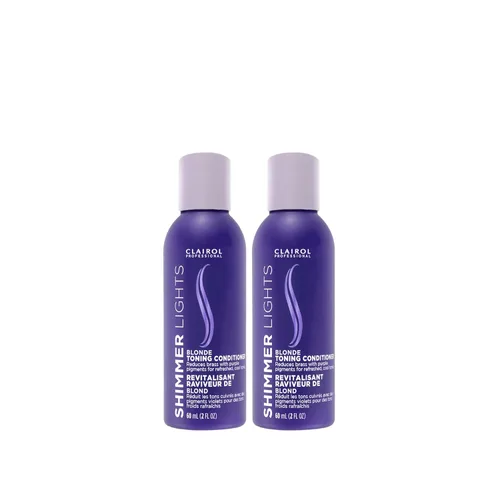 Miniatura 13 de Clairol Professional Shimmer Lights Purple Conditioner Neutralizes Brass & Yellow Tones For Blonde, Silver, Gray & Highlighted Hair