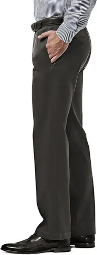 Miniatura 3 de Haggar Men's Premium No Iron Khaki Straight Fit Flat Front Casual Pant