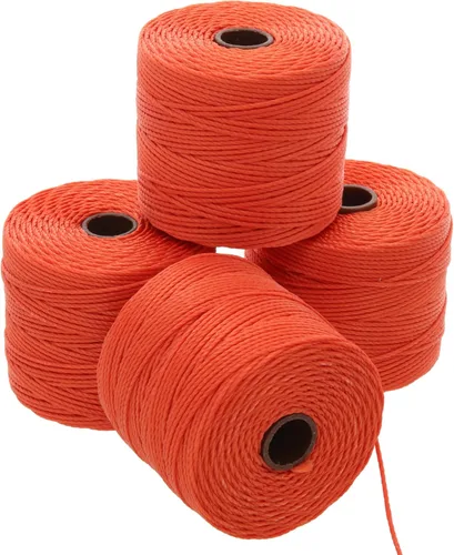 Miniatura 70 de The Beadsmith S-Lon Cordón para Cuentas – Cordón de Nylon Torcido de 0.5 mm para Ensartar, Paquete de 4, Mezcla de Neutrales Fríos, TEX210, 77