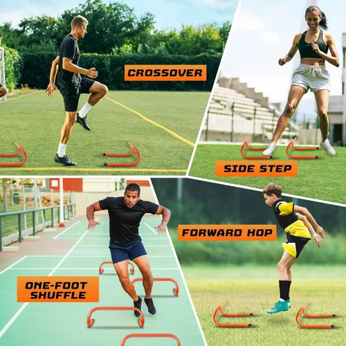 Miniatura 5 de Yes4All Agility Speed Training Agility - Paquete de 5 unidades - Equipo de entrenamiento de velocidad y agilidad para fútbol, baloncesto, fútbol