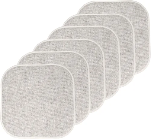 Miniatura 23 de Sweet Home Collection Cojines de espuma viscoelástica para silla, antideslizantes, diseño de panal de abeja, 16 x 16 pulgadas, paquete de 2