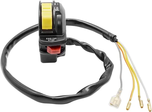 M MATI Control de manillar Kill Stop Interruptor de Faro Botón para Suzuki LT250R QuadRacer 250 LT230S QuadSport 230 1985-1986 LT185/ALT185