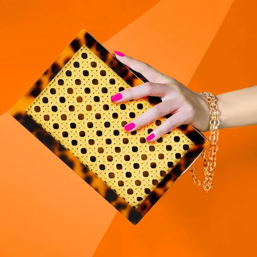 Miniatura 6 de YYW Bolso de mano de noche de acrílico para mujer, elegante bolso de hombro cruzado para boda, cóctel, fiesta, fiesta de Navidad