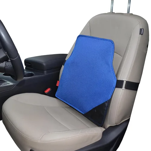 AJUVIA JazzRX - Cojín para silla de oficina 3 en 1 para alivio inmediato del dolor, tecnología de células de aire, almohada lumbar ortopédica para