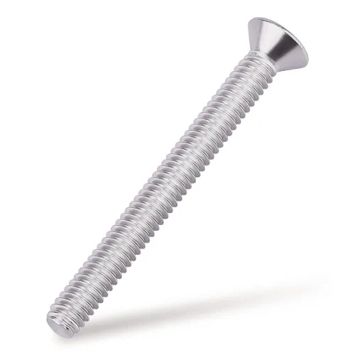 Miniatura 18 de Tornillos de máquina de cabeza avellanada plana de 1/4-20 x 3/4", Phillips Drive, acero inoxidable 304 18-8, rosca completa, rosca gruesa UNC, 25 PCS