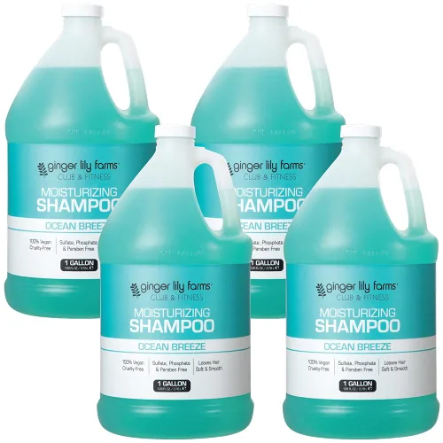 Miniatura 13 de Ginger Lily Farms Club & Fitness Champú hidratante para todo tipo de cabello, 100% vegano y libre de crueldad, aroma a aloe vera, repuesto de 1