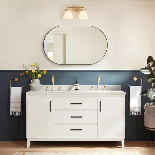 Miniatura 6 de Goldenwarm LSJ12BK. - Manijas de barra cuadrada para cajón de armario, color negro, herrajes negros modernos LSJ12BK para cocina y baños, manijas