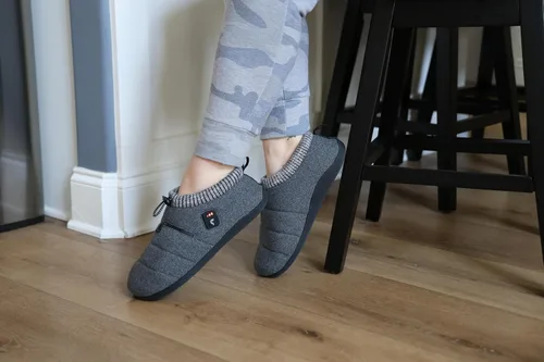 Miniatura 14 de Pantuflas térmicas para hombres y mujeres: desgaste recargable para pies con 3 ajustes de temperatura que mantiene los pies calientes hasta 11 horas
