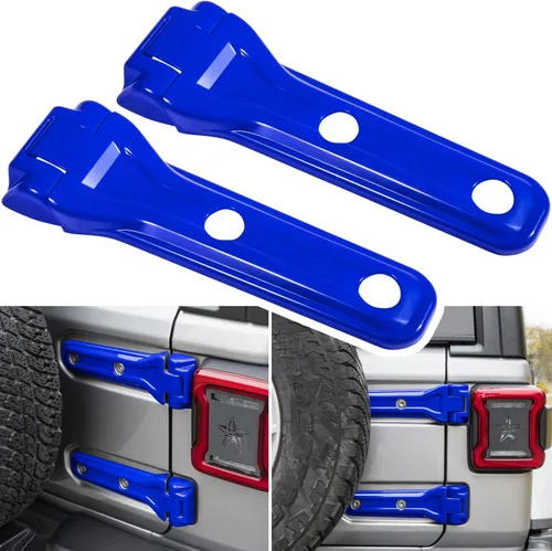 Miniatura 15 de Cubierta de bisagra para compuerta trasera de Jeep Wrangler JL JLU, accesorios de decoración exterior - 2018-2024, 2 puertas y 4 puertas, cubierta