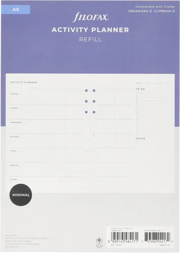 Miniatura 2 de Recambio para planificador de actividades Filofax A5 2021