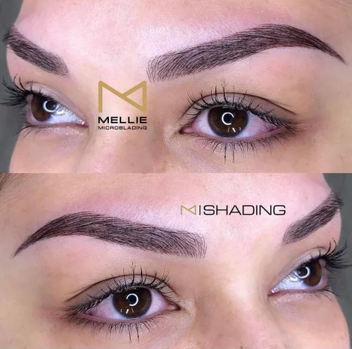 Miniatura 8 de M Ellie Microblading Pigmento – Marrón medio 0.3 fl oz/0.35 fl oz Grado médico Sin mezcla Larga duración para profesionales suministros