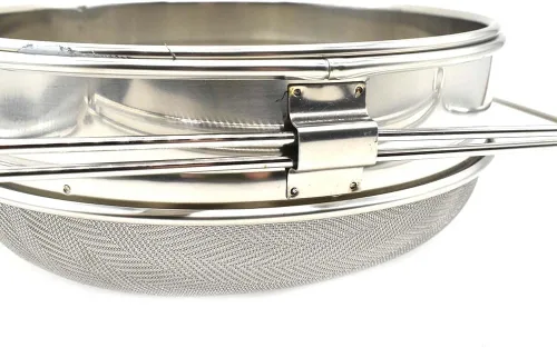 Miniatura 3 de Colador doble de la miel del top del cubo del acero inoxidable del tamiz de la categoría alimenticia 304, filtro para el procesamiento/la extracción