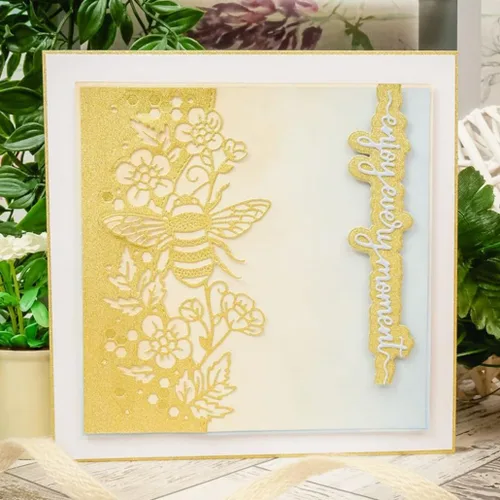 Miniatura 3 de Troqueles de álbum de recortes, troqueles de tiras de marco metálico para hacer tarjetas, plantilla de perforación para manualidades de papel