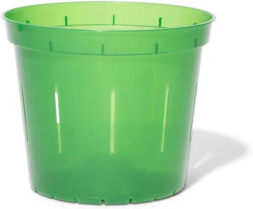 Miniatura 5 de rePotme Macetas de 5 pulgadas, paquete de 6 macetas (zafiro azul) - Maceta transparente ranurada para plantas de interior - Perfecto para orquídeas