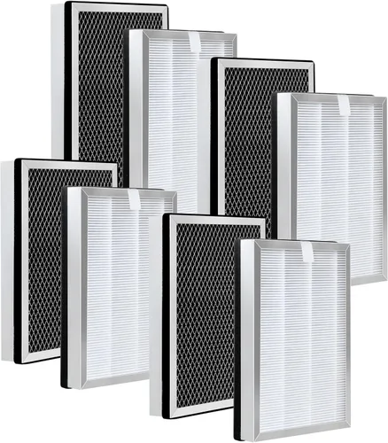 Miniatura 10 de 25 filtros de repuesto compatibles con purificadores de aire de la serie MA 25 S1/W1/B1, etapa 3 en 1 con prefiltro, capa central de alta eficiencia
