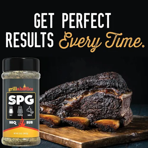 Miniatura 5 de Grillaholics Condimento de ajo y sal y pimienta - Condimentos SPG Rub - El condimento multiusos perfecto y condimento para barbacoa