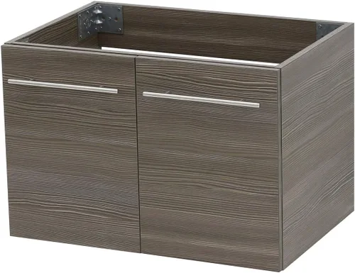 Miniatura 3 de Juego de lavabo flotante para montaje en pared, color gris topo, encimera de fregadero integrada blanca, 23.25 pulgadas