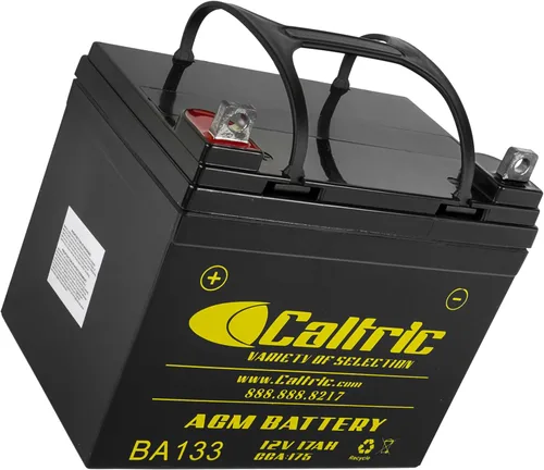 Miniatura 5 de Caltric Batería AGM compatible con John DeereZ330M Z330 Z335E Z335M Z345M Z345R Z355E Z355R