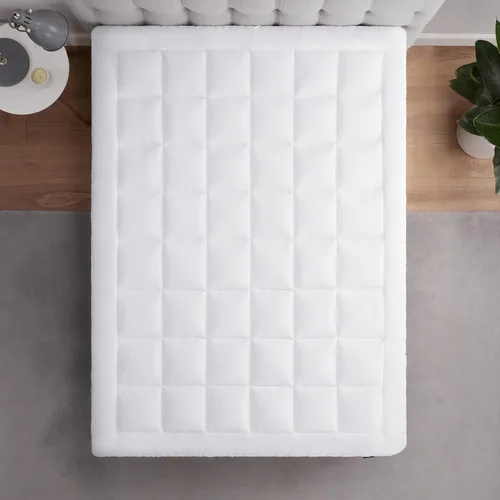 Miniatura 4 de Serta ComfortSure - Funda de colchón tamaño individual, almohadilla de colchón con parte superior acolchada ajustable, súper suave y transpirable