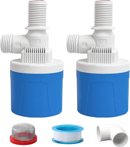 Miniatura 9 de Válvula de flotador de agua de entrada lateral de 1 pulgada, paquete de 2 válvulas automáticas de control de nivel de agua para tanque de agua