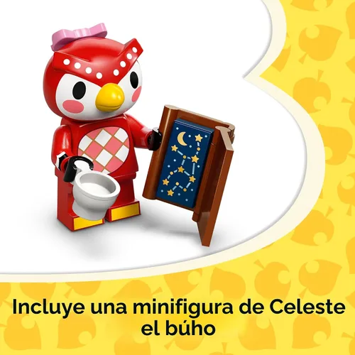Miniatura 4 de LEGO Animal Crossing Contemplación de estrellas con Celeste Juego de Construcción de Juguete - Figura y Set de Juego de Animal Crossing para Niños