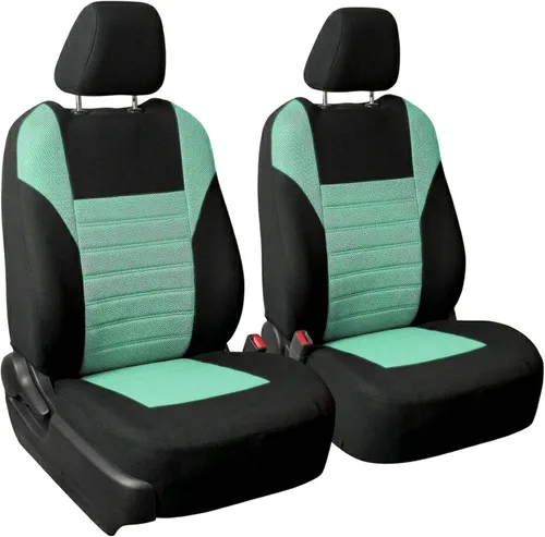 Miniatura 11 de FH Group Juego de fundas de asiento delantero de automóvil de malla de aire 3D premium, fundas de asiento compatibles con bolsa de aire, de ajuste