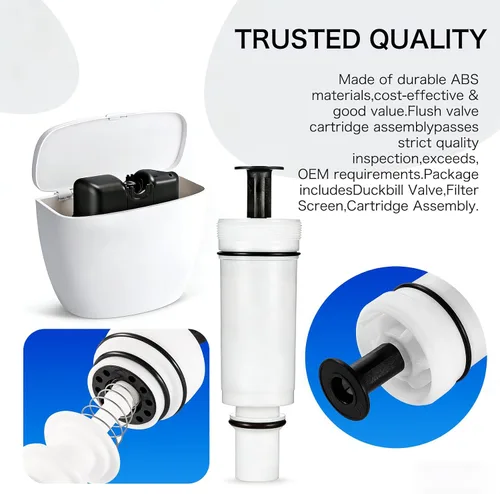 Miniatura 3 de C-100500-K C-100500-Kit Kit Kit de Cartucho de Repuesto para Válvula de Descarga Compatible con Cartucho M-101526-f3 503 504, blanco, 1 paquete