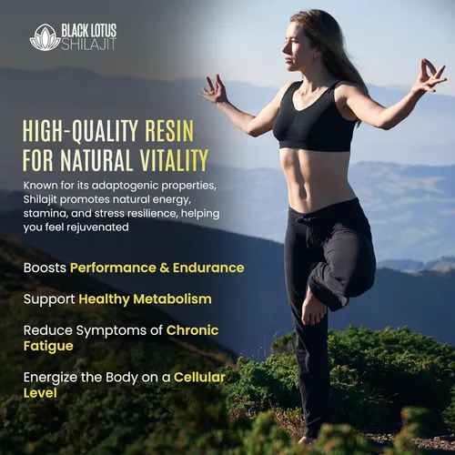 Miniatura 5 de Black Lotus Pure Shilajit Resina, 0.27 oz, 100% Shilajit natural puro para hombres y mujeres con aminoácidos, 175 mg de ácido fúlvico, 85 minerales