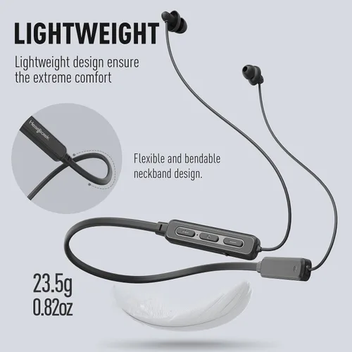 Miniatura 3 de Hearprotek - Auriculares inalámbricos, Bluetooth 5.4, suaves y ligeros, intrauriculares para dormir, con más de 25 horas de reproducción, ideales