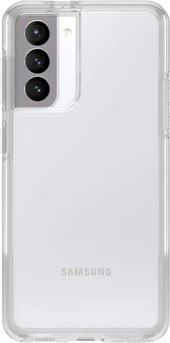 Miniatura 5 de OtterBox Para Samsung Galaxy S21 5G, elegante funda protectora transparente a prueba de caídas, serie Symmetry Clear, transparente, embalaje