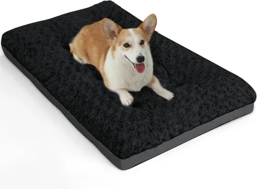Miniatura 18 de POCBLUE Cama Extra Grande para Perro, Alfombrilla de Felpa XXL Lavable para Jaula/Cages, Cama Antideslizante para Mascotas para Uso