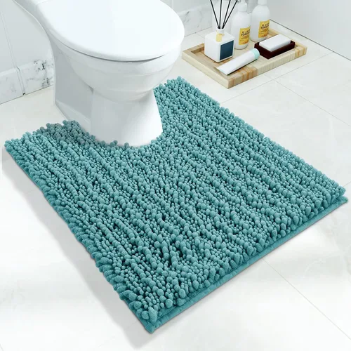 Miniatura 63 de Yimobra Alfombras de Baño Antideslizantes Lavables - Alfombra de Baño de Chenilla Ultra Suave Absorbente, Alfombra Peluda de Secado Rápido para Negro