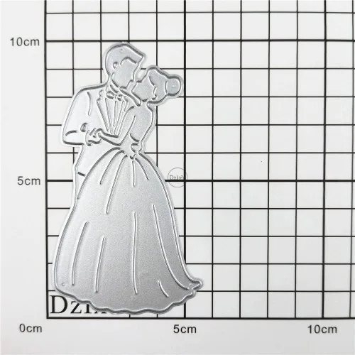 Miniatura 3 de DzIxY Juego de troqueles de corte de metal para novia, para hacer tarjetas, juegos de troqueles de papel en relieve, plantillas para máquina