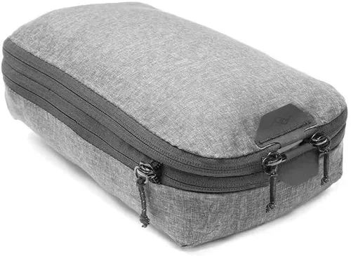 Peak Design Cubo de embalaje, carbón, cubo de equipaje resistente a la intemperie con organización de doble compartimento, expansión y compresión,