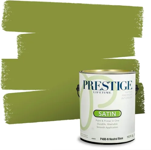 Miniatura 14 de PRESTIGE Pinturas Pintura interior e imprimación en uno, 1 galón, cáscara de huevo, aventura