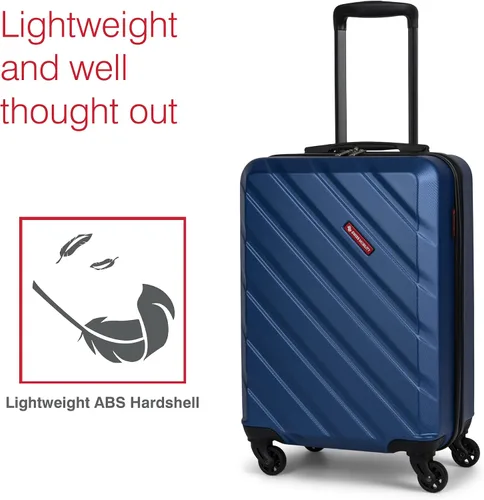 Miniatura 2 de SWISS MOBILITY AHB Collection - Equipaje giratorio de carcasa rígida para aviones, maleta expandible con ruedas giratorias de 360 grados, mango