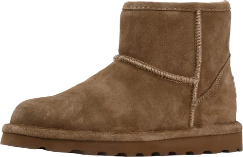 BEARPAW Alyssa - Botas al tobillo para mujer de múltiples colores, botas de invierno, fáciles de poner y quitar