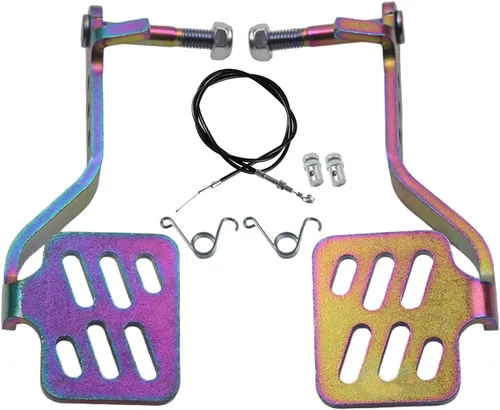 Pedales de acelerador de freno de 71 pulgadas con kit de resortes de retorno para 196 cc 6.5 hp Road Rocket Azusa Fun Kart Carter Go Kart Vintage Go