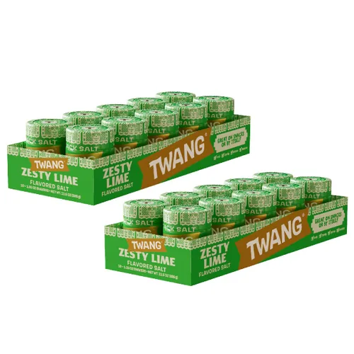 Miniatura 11 de Twang erz Chile-Lime condimento sal para aperitivos, coctelera de 1.15 onzas (paquete de 10)