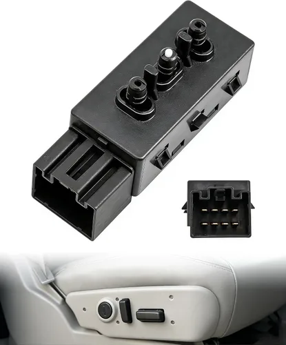 Interruptor de asiento eléctrico de 6 vías 9L3Z14A701A para reemplazar el ajustador de asiento Mustang Edge Escape Expedition. Reemplaza OE PSW5