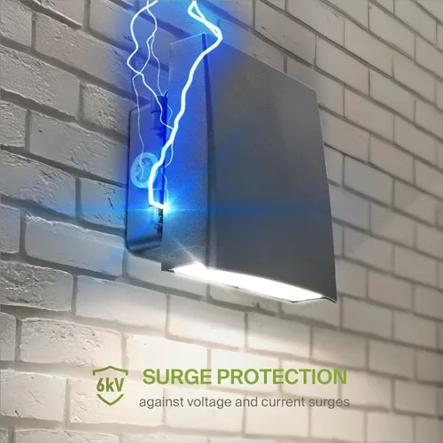 Miniatura 6 de ASD Paquete de luz LED de pared de 12 W, fotocélula de corte ajustable, iluminación exterior del atardecer al amanecer, 3000 K/4000 K/5000 K