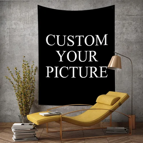 Miniatura 22 de Canessioa Tapiz personalizado para cargar imágenes personalizadas, tapiz personalizado, pancarta, logotipo, diseño de texto, tapiz para colgar